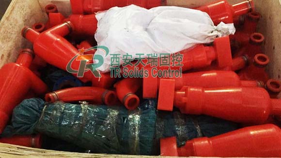 Spare hydrocyclones, desander cyclones, desilter cyclones, solids control hydrocyclones, slurry hydrocyclones