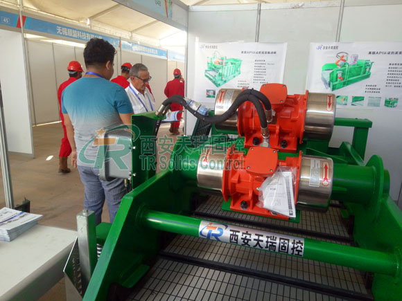 TR staff showed our catalogue and equipment to foreign client TR staff showed our catalogue and equipment to foreign client
