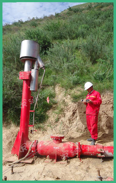 TRYPD flare ignition device in drilling site, unique flare ignition device