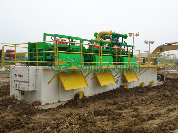 HDD solids control unit, mud cleaning system for HDD industry