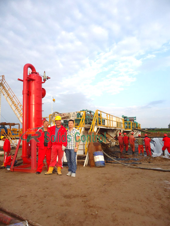 Oilfield mud gas separator, China mud gas separator supplier