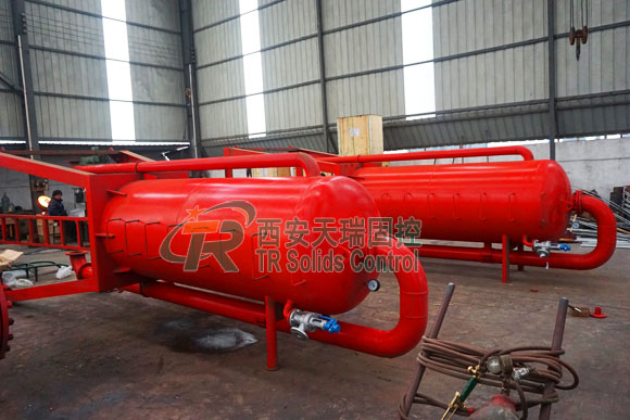 Factory price mud gas separator, oil drilling mud gas separator