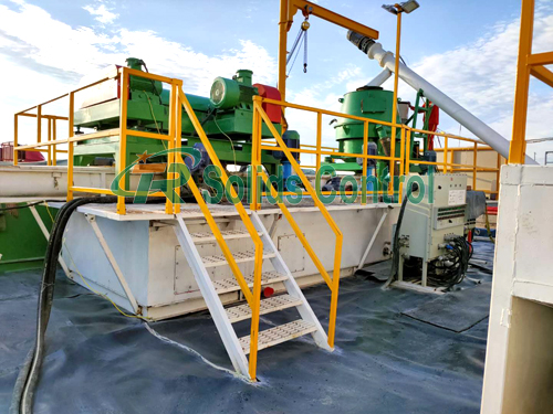 Oilfield vertical cutting dryer, drilling mud centrifuge