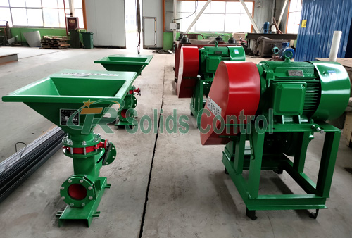 Solid control mud hopper, drilling fluid shear pump