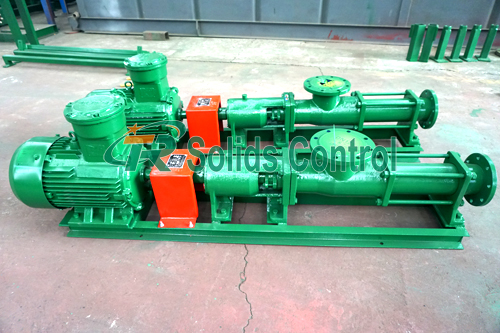 Centrifuge supply screw pump, solid control screw pump